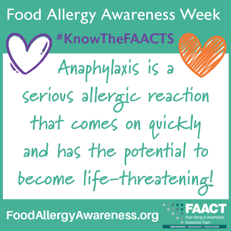 Food Allergy Awareness Week Poster